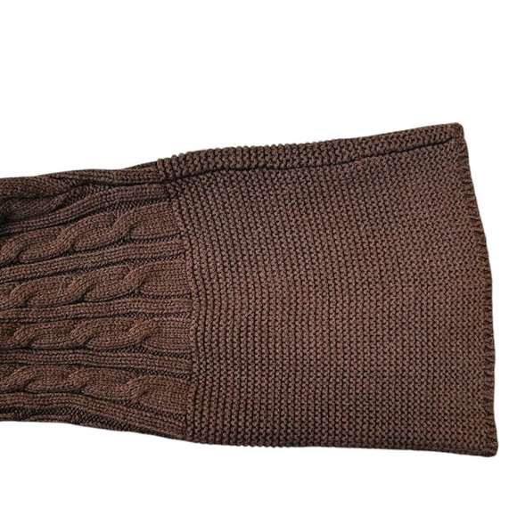 Croft&Borrow Women’s Cable Knit Sweater Bell Sleeves Large Buttons Size 1X - Picture 8 of 8